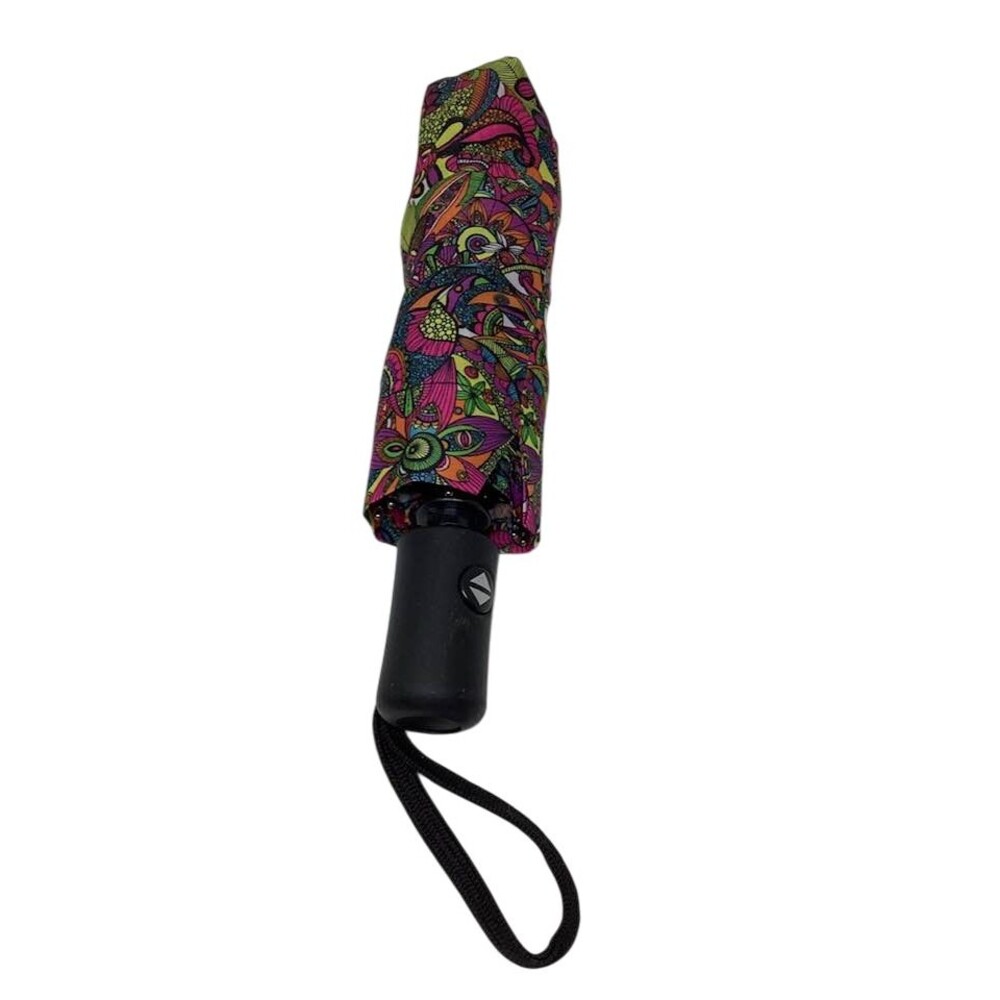 Sakroots Crossbody Purse Travel Umbrella Set Kaleidoscope Flowers Sling Artist - Picture 10 of 10